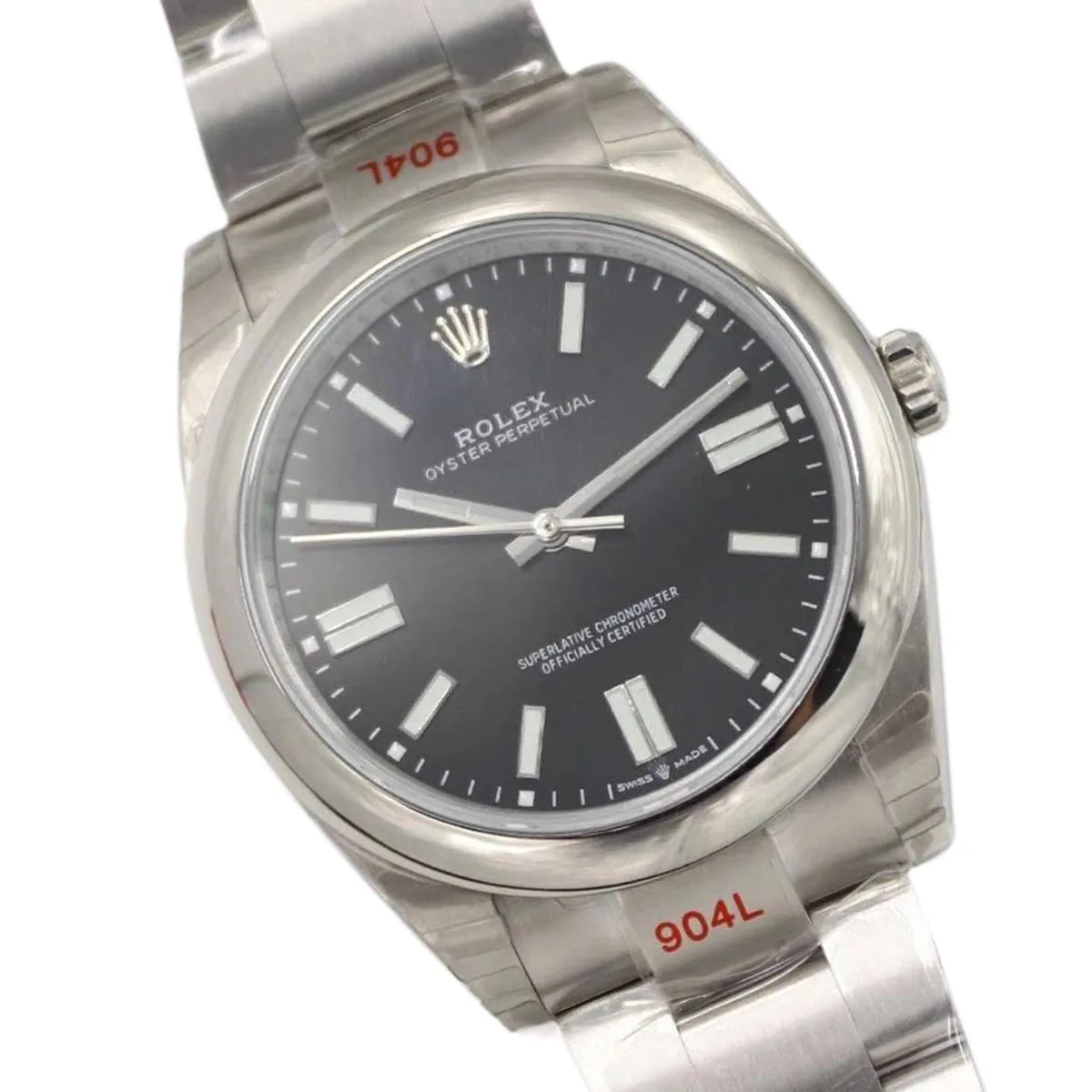 Oyster Perpetual 36mm quadrante nero brillante 114300 VSF - immagine 4