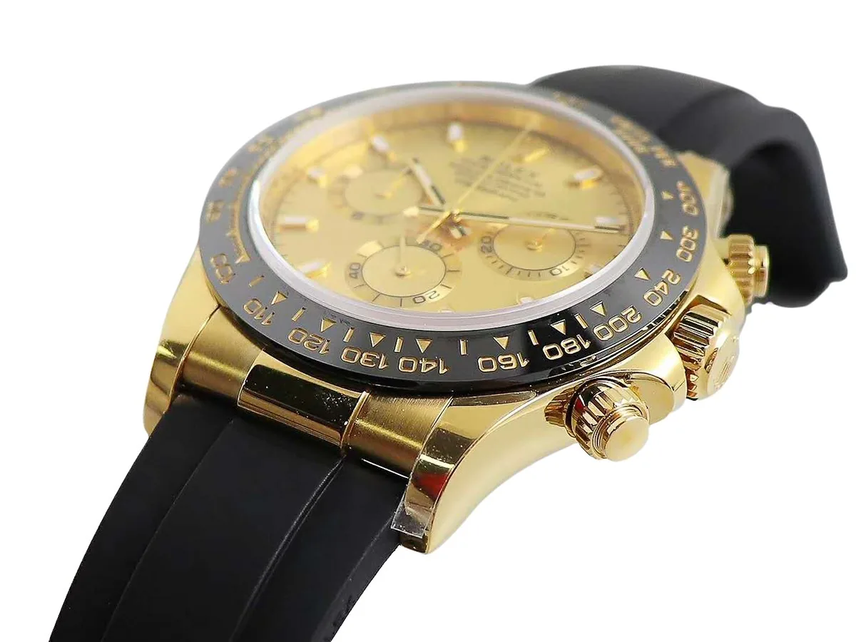 Daytona 116518LN champagnerfarbenes Zifferblatt in Gelbgold – Bild 3