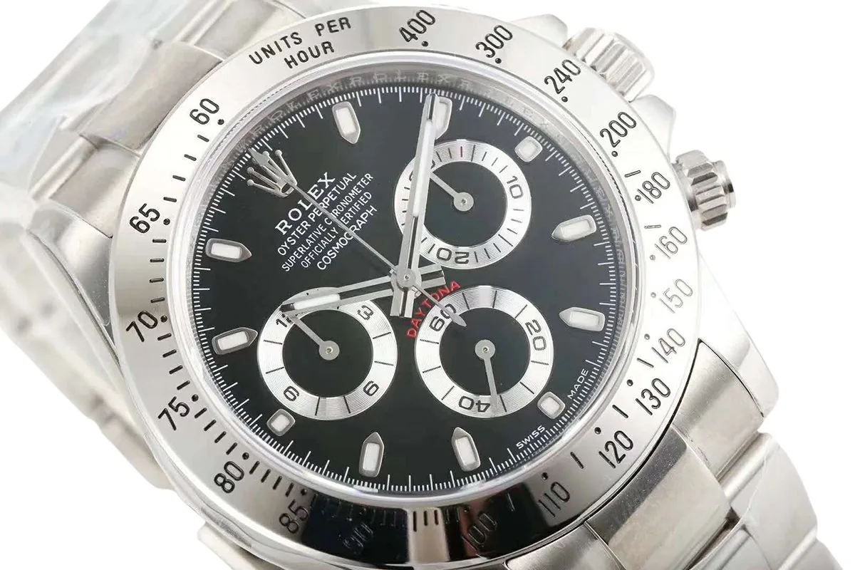 Daytona 116520 esfera negra en acero - Imagen 3