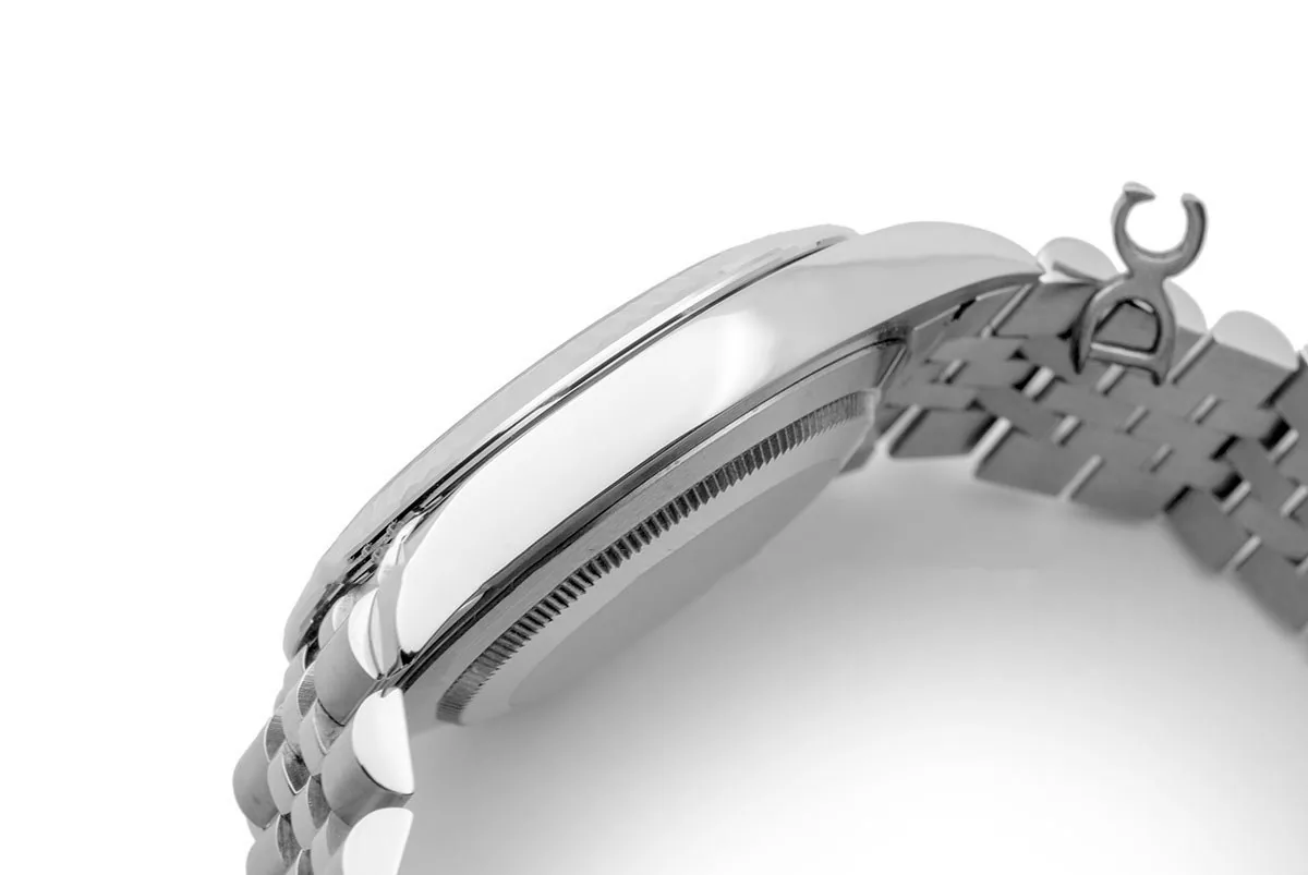 Datejust 41 126334 esfera gris índices de bastón en oro blanco - Imagen 4