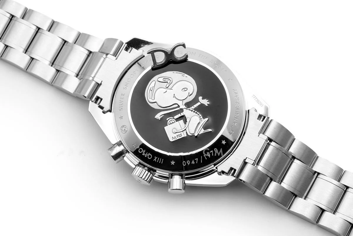 Speedmaster Professional Apollo 13 Silver Snoopy Award su bracciale - immagine 6