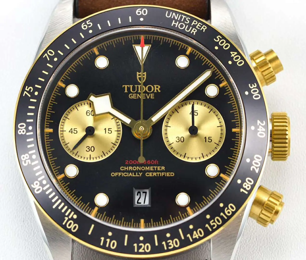 Black Bay Chrono S&G Ref: M79363N am Lederarmband – Bild 7