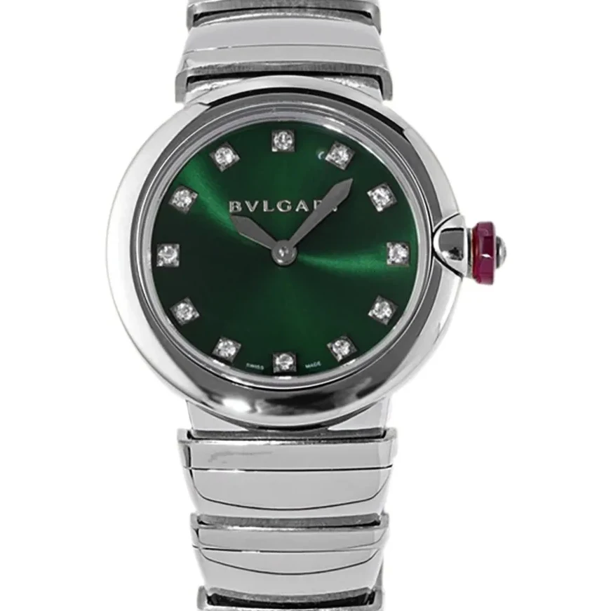 Lvcea Emerald Green Dial in Steel