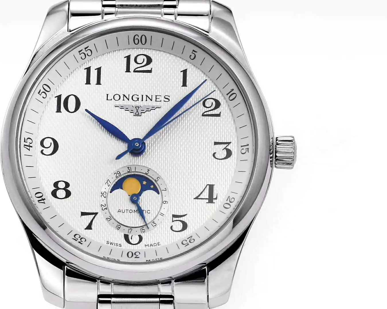 Master Collection fase lunar esfera blanca con brazalete - Imagen 4