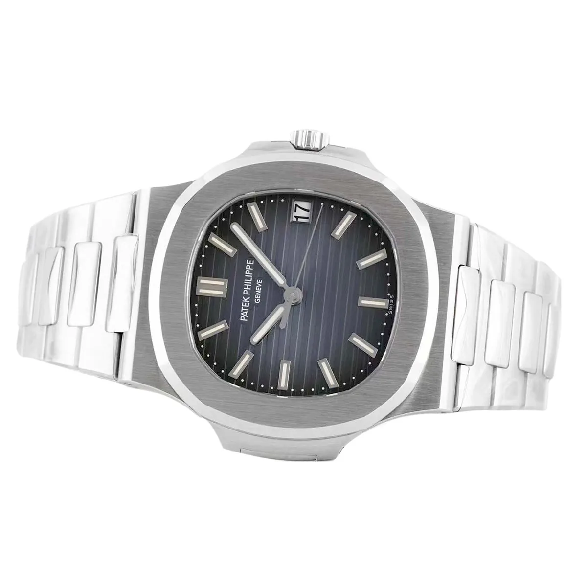 Nautilus Jumbo 5711/1A esfera azul ZF - Imagen 4