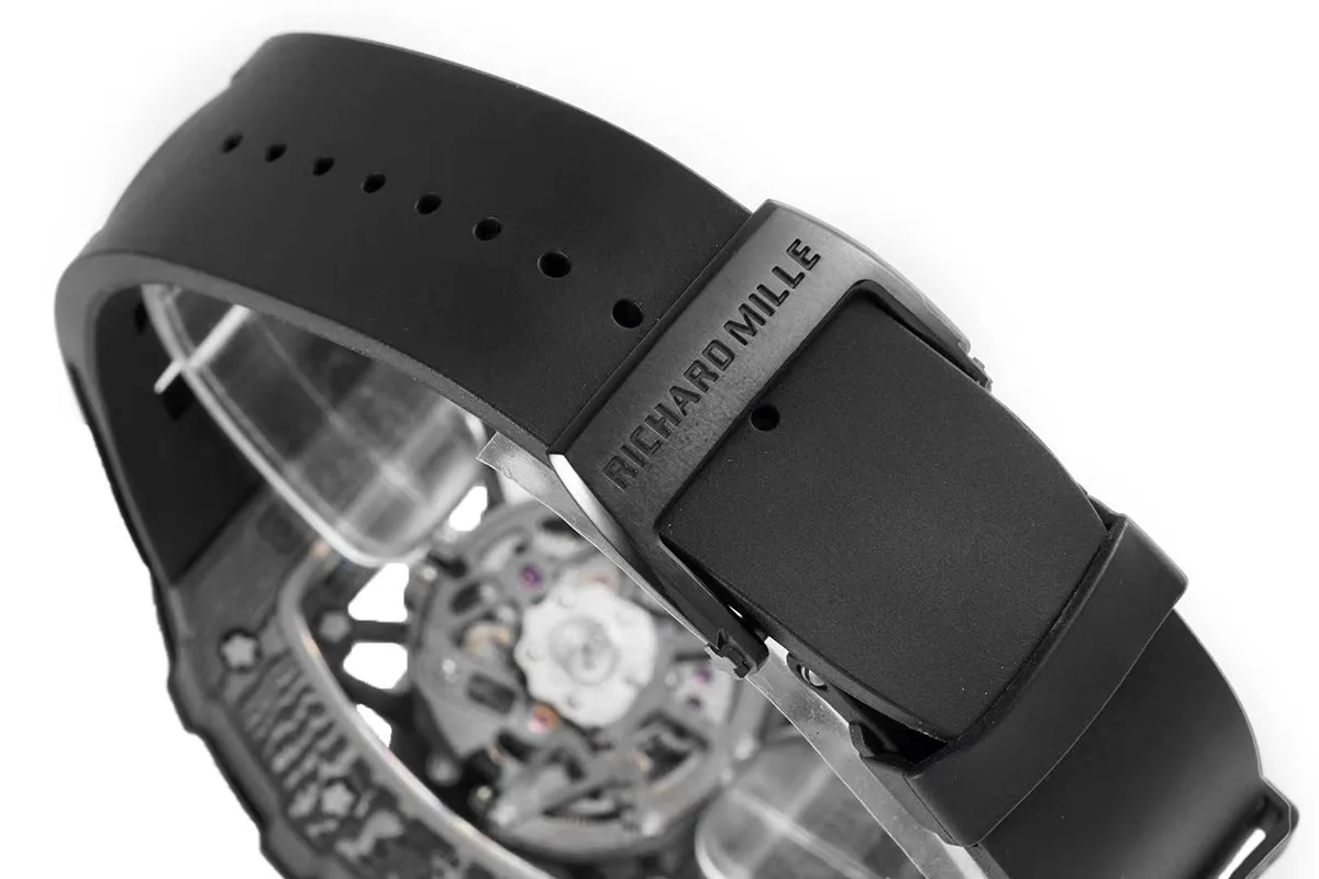 RM 035-02 Rafael Nadal carbonio NTPT su cinturino in gomma nero - immagine 7