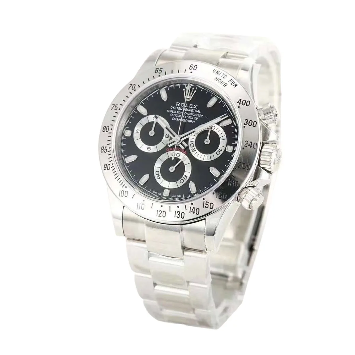Daytona 116520 esfera negra en acero - Imagen 2