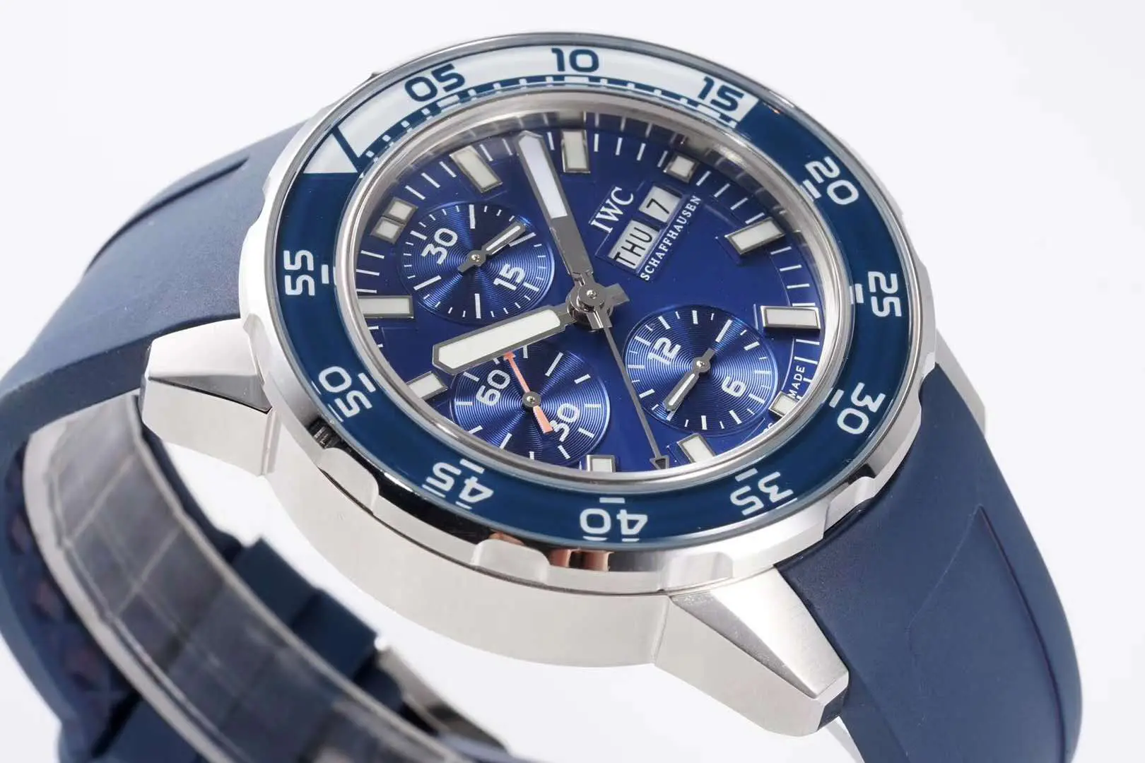 Aquatimer Chronograph IW376711 blaues Zifferblatt – Bild 5