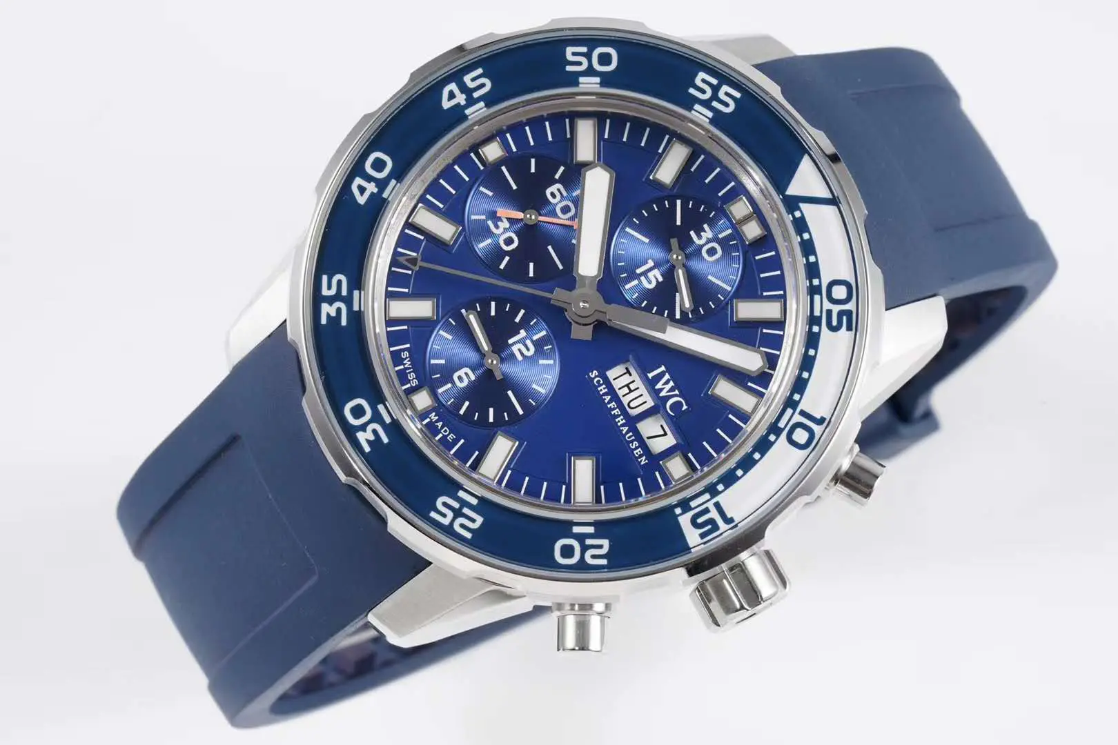 Aquatimer Chronograph IW376711 blaues Zifferblatt – Bild 2