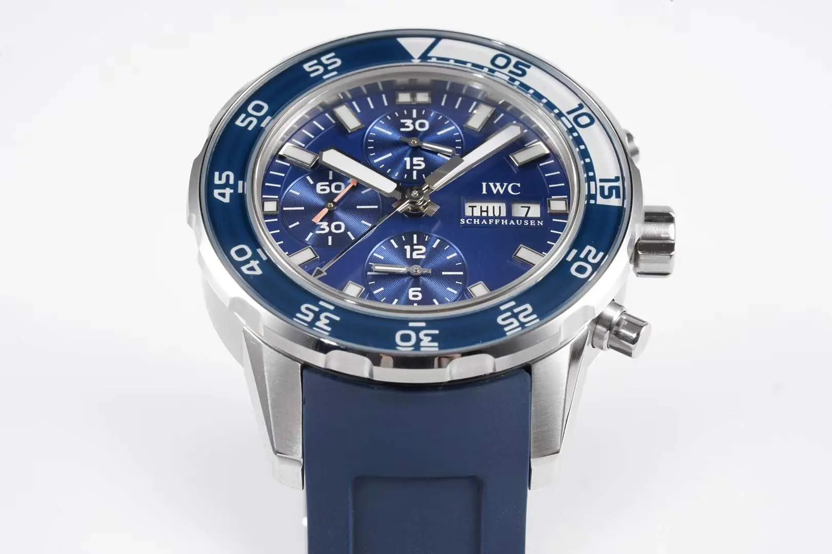 Aquatimer Chronograph IW376711 blaues Zifferblatt – Bild 4
