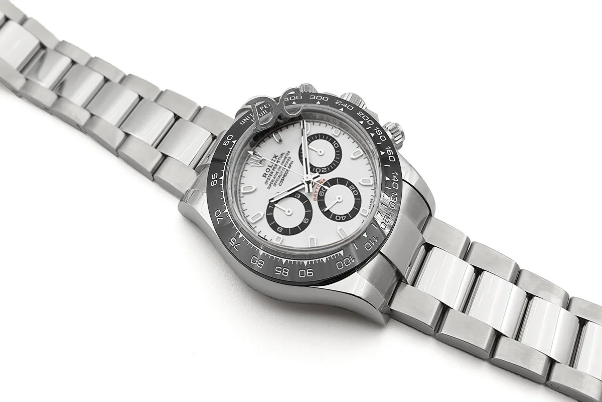 Daytona Panda 126500 APSF quadrante bianco in acciaio - immagine 2