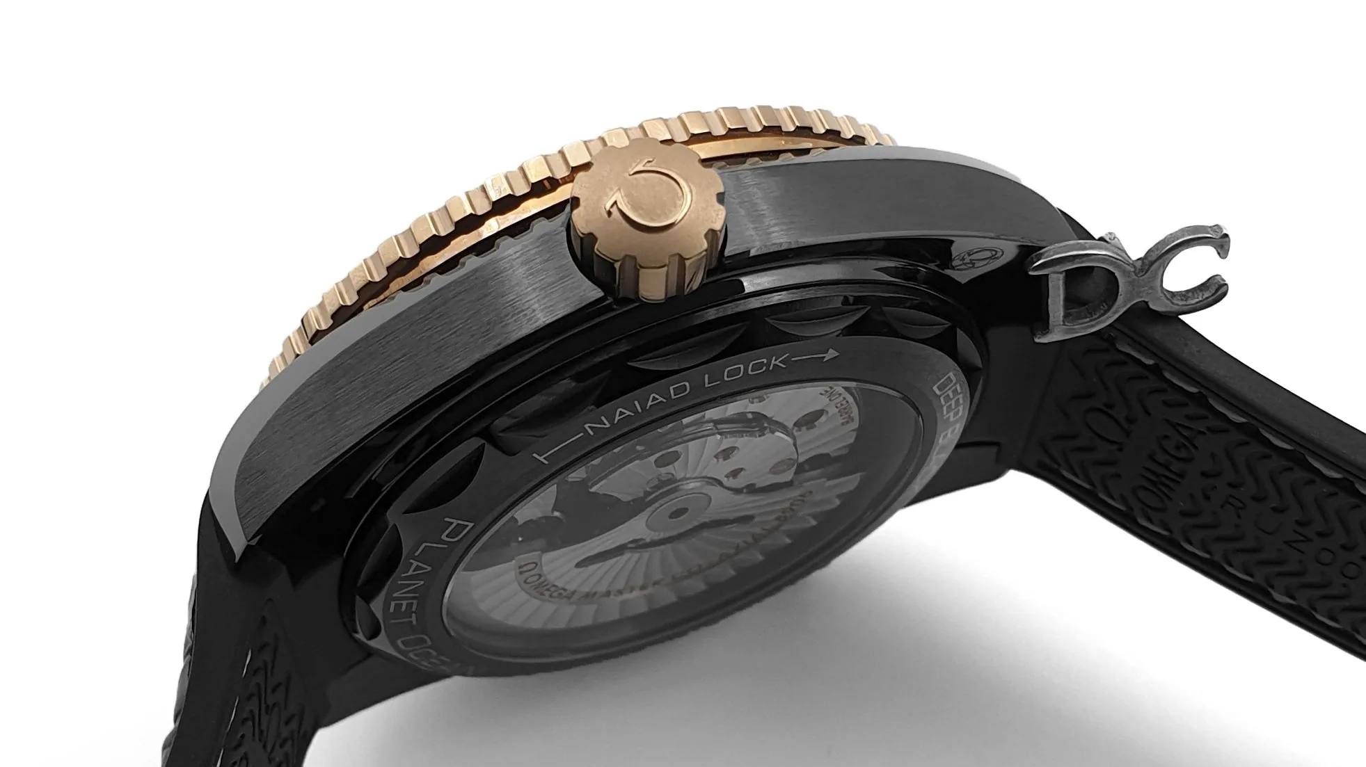 Seamaster Planet Ocean GMT “Deep Black” ceramica oro - immagine 10