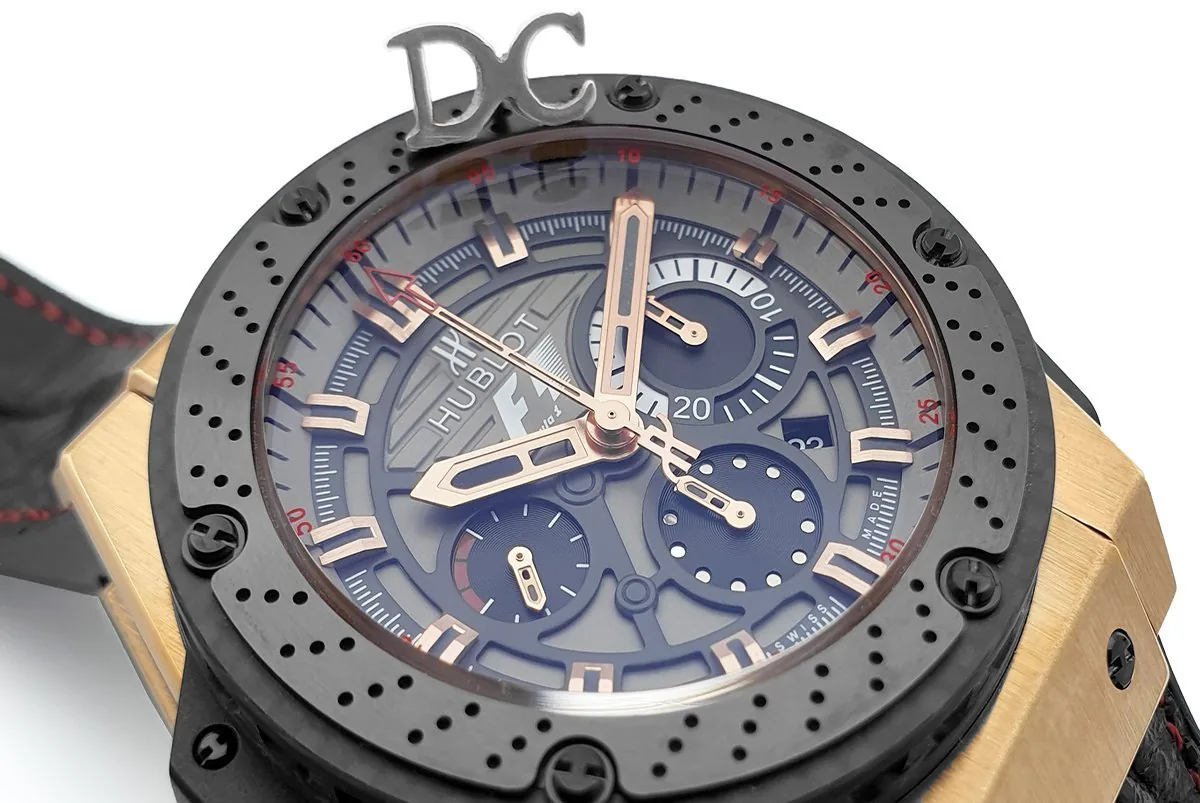 King Power F1 graues Zifferblatt Chronograph in Roségold – Bild 3