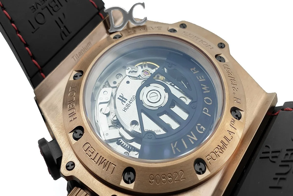 King Power F1 graues Zifferblatt Chronograph in Roségold – Bild 5