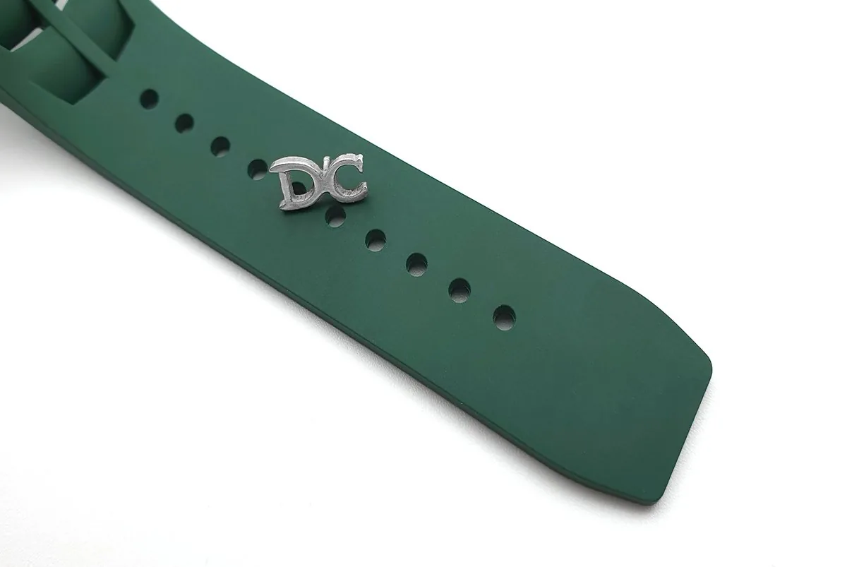 RM 011-02 Le Mans Classic Chronograph en verde con correa de caucho verde - Imagen 10