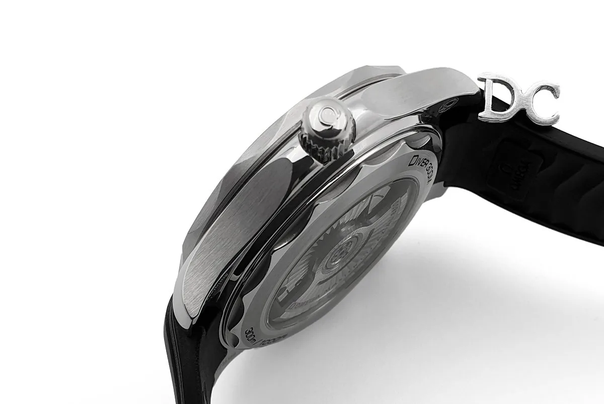 Seamaster Diver 300M Co-Axial Master Chronometer quadrante bianco su cinturino in gomma nero - immagine 8