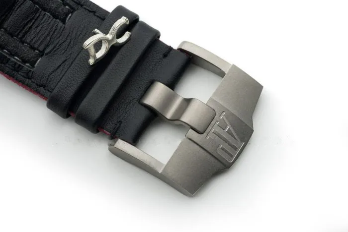 Royal Oak Offshore 26290IO 44mm Keramik JF schwarz/rotes Zifferblatt am schwarzen Lederarmband A3126 – Bild 7