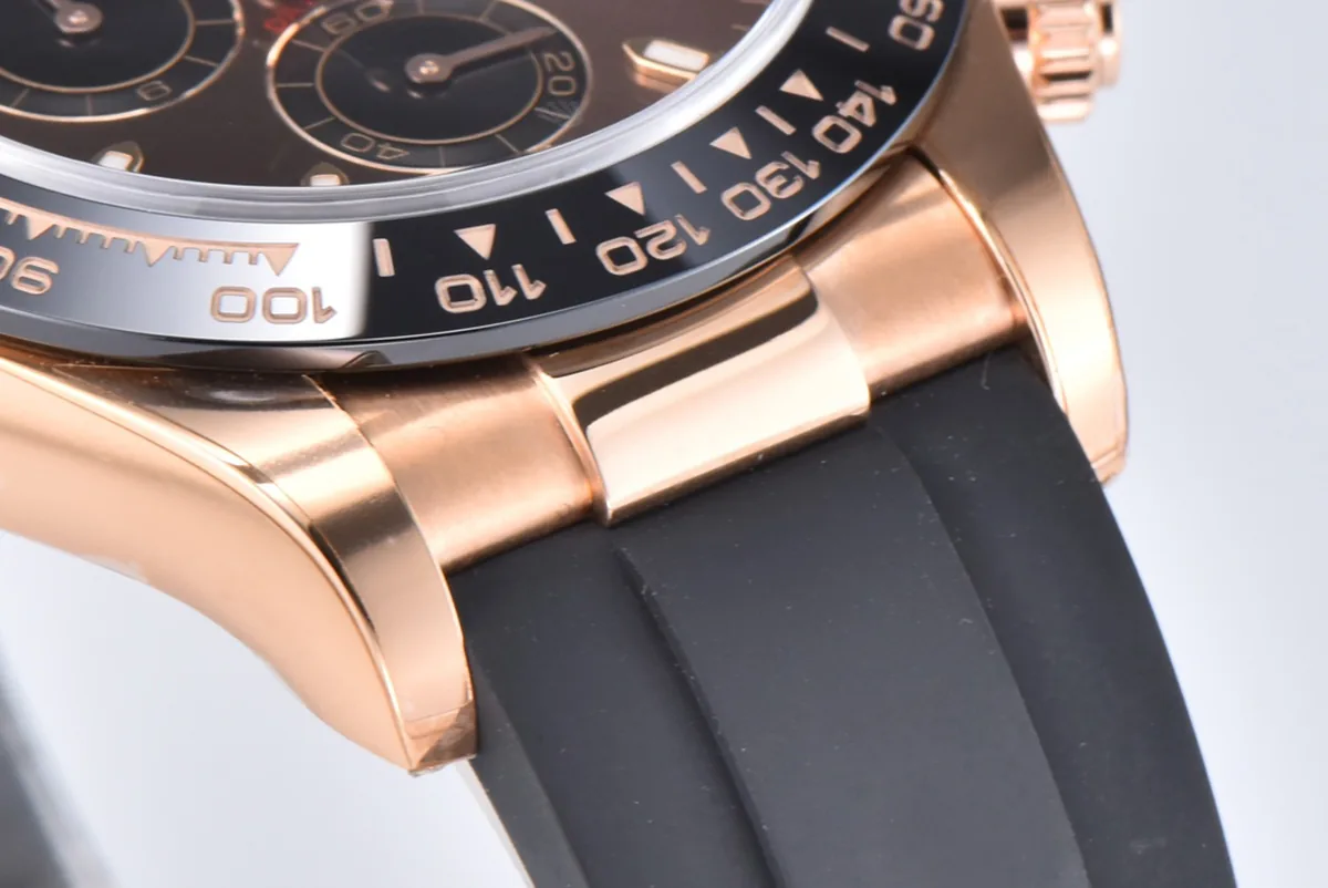 Daytona 116515LN cadran chocolat index bâtons en or Everose – Image 6
