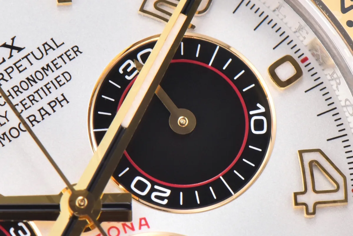Daytona 116519 cadran blanc en or jaune – Image 4