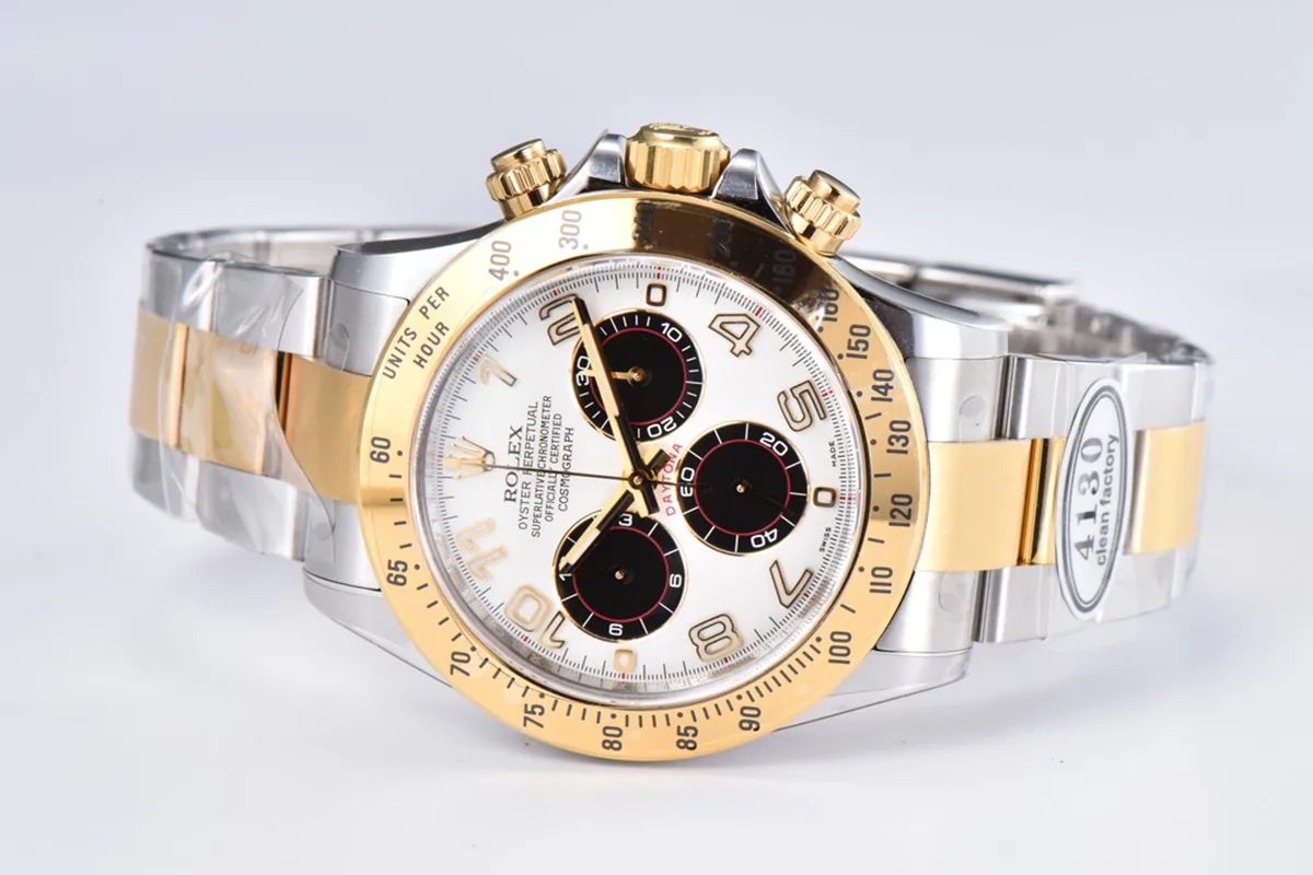 Daytona 116519 cadran blanc en or jaune – Image 2