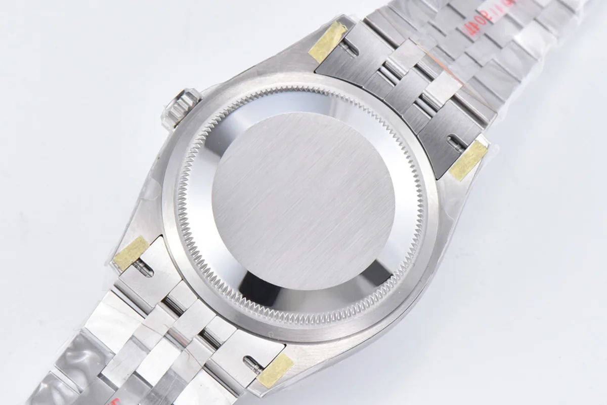 Datejust 36 126234 leuchtend blaues Zifferblatt mit Strichindizes in Stahl am Jubilé-Armband Clean Factory – Bild 9