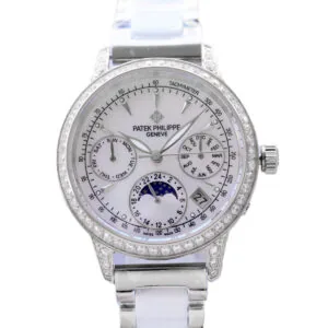 Grand Complications Ladies First Perpetual Calendar con bisel de diamantes en oro blanco