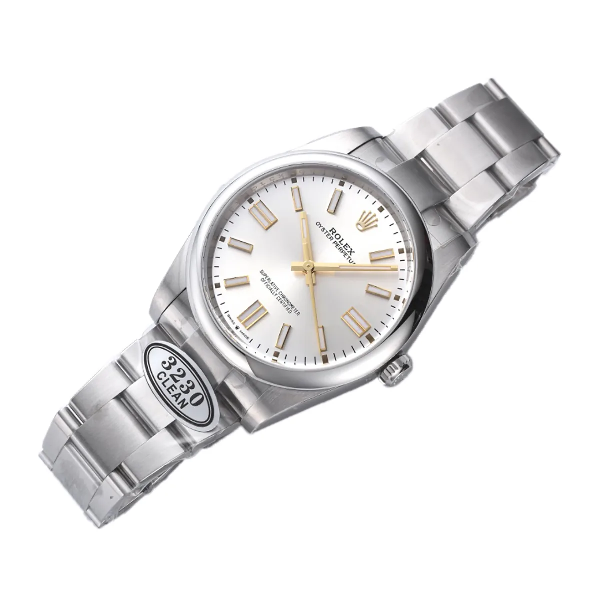 Oyster Perpetual 41mm esfera plateada 124300 - Imagen 2