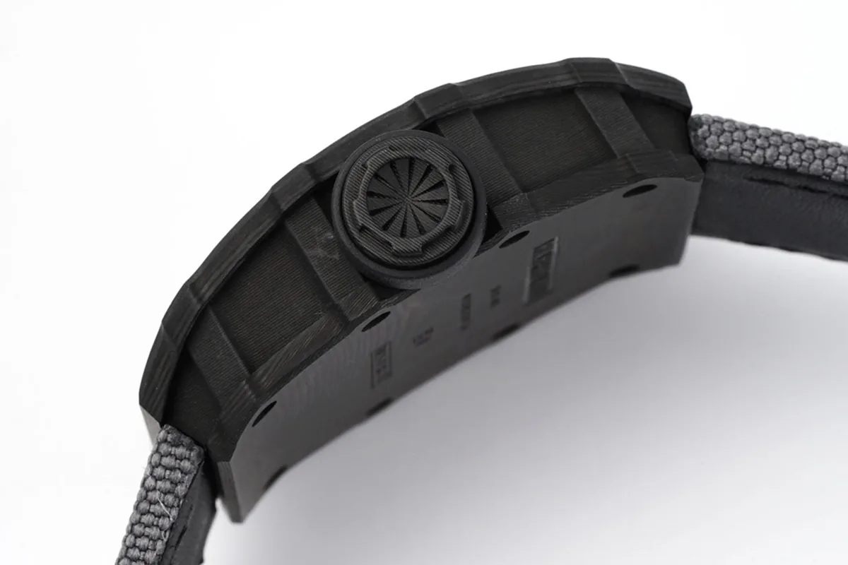 RM 035-01 Rafael Nadal carbonio NTPT su cinturino in nylon grigio (Sonic) - immagine 5