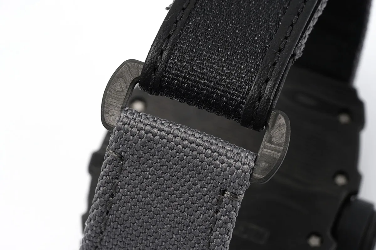 RM 035-01 Rafael Nadal carbonio NTPT su cinturino in nylon grigio (Sonic) - immagine 9