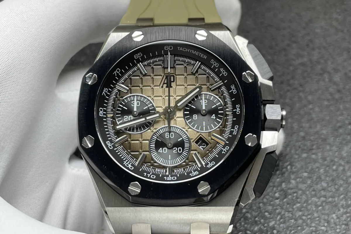 Royal Oak Offshore Novelty 43mm rauchig hellbraunes Zifferblatt Ref. 26420SO.OO.A600CA.01 – Bild 4