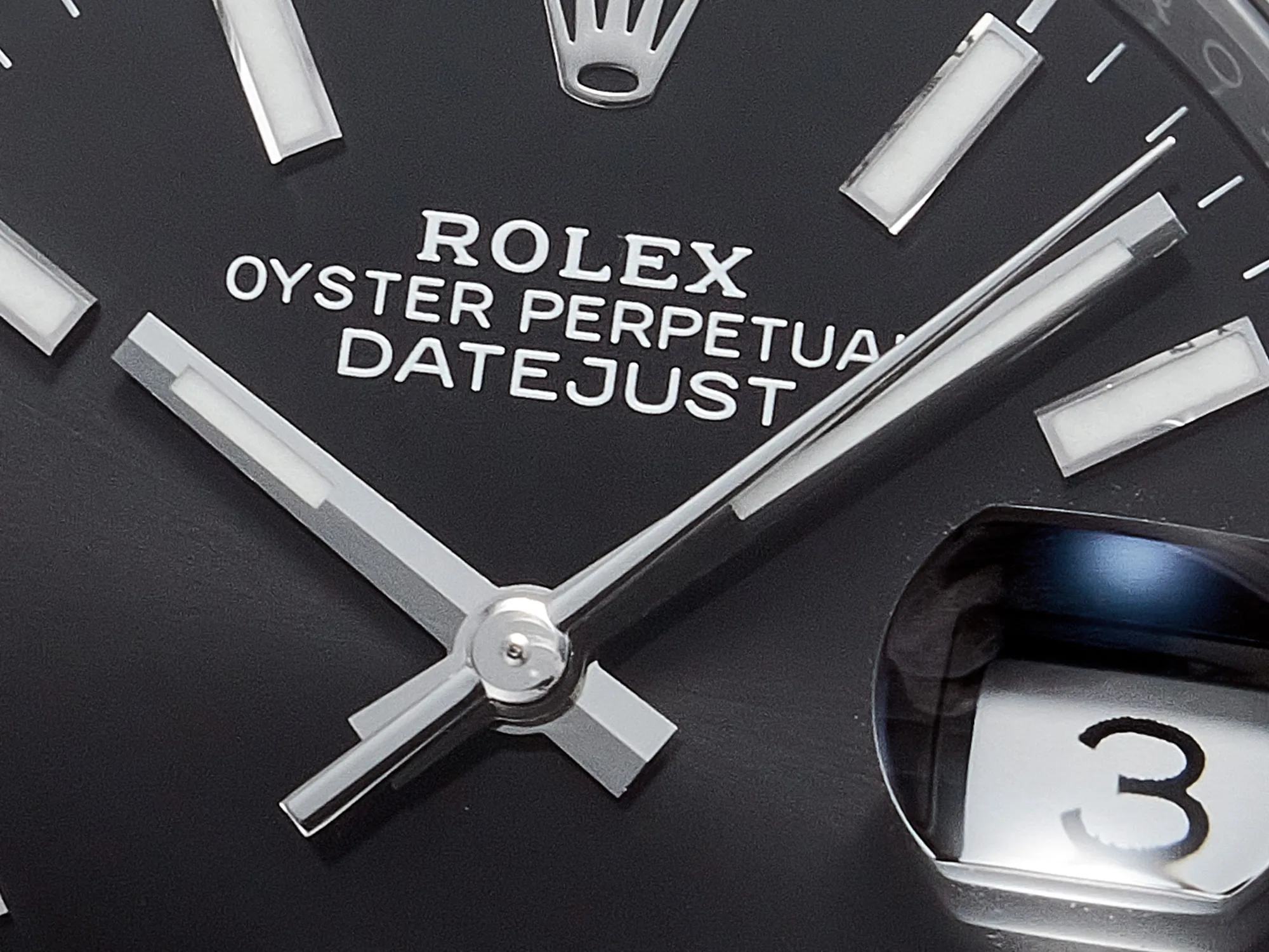 Datejust 41 quadrante nero con indici a bastone in acciaio Clean Factory - immagine 9