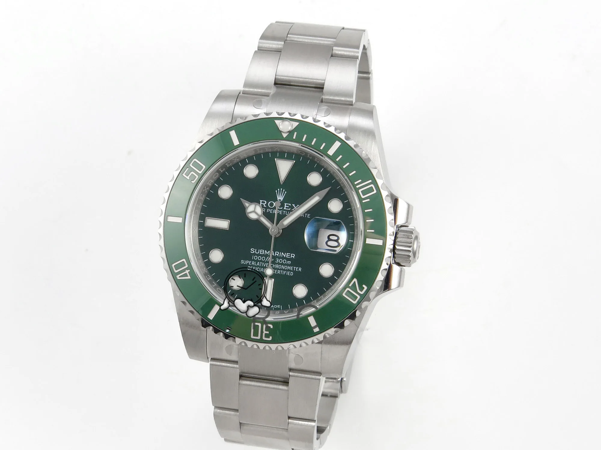 Submariner Hulk 116610LV SS/SS bisel verde VSF VR3235 - Imagen 2