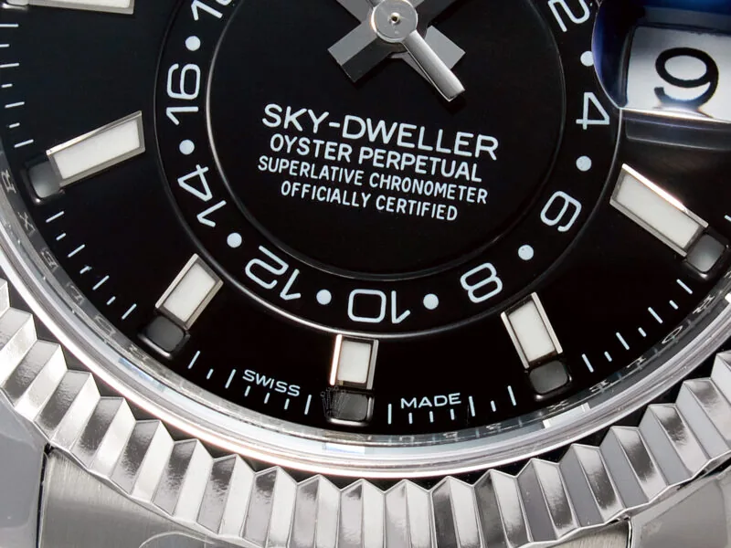 Sky-Dweller 326934 904L SS ZF 1:1 Best Edition schwarzes Zifferblatt am SS-Armband A2824 – Bild 10