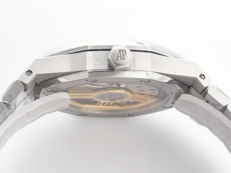 Royal Oak 41mm 15500 SS ZF 1:1 Best Edition blaues strukturiertes Zifferblatt am SS-Armband SA4302 Super Clone V3 – Bild 12