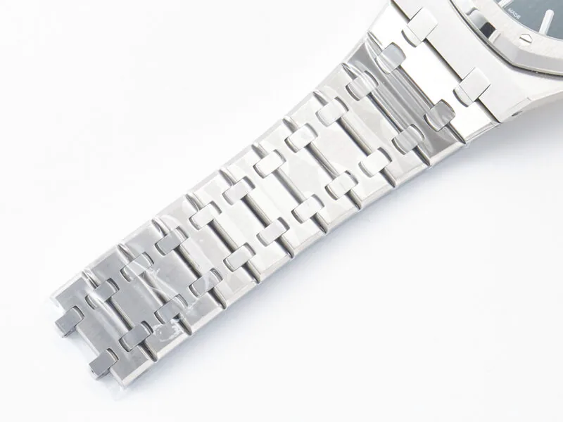 Royal Oak 41mm 15500 SS ZF 1:1 Best Edition blaues strukturiertes Zifferblatt am SS-Armband SA4302 Super Clone V3 – Bild 17