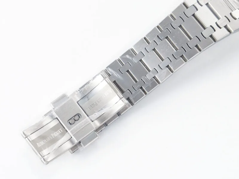 Royal Oak 41mm 15500 SS ZF 1:1 Best Edition blaues strukturiertes Zifferblatt am SS-Armband SA4302 Super Clone V3 – Bild 14