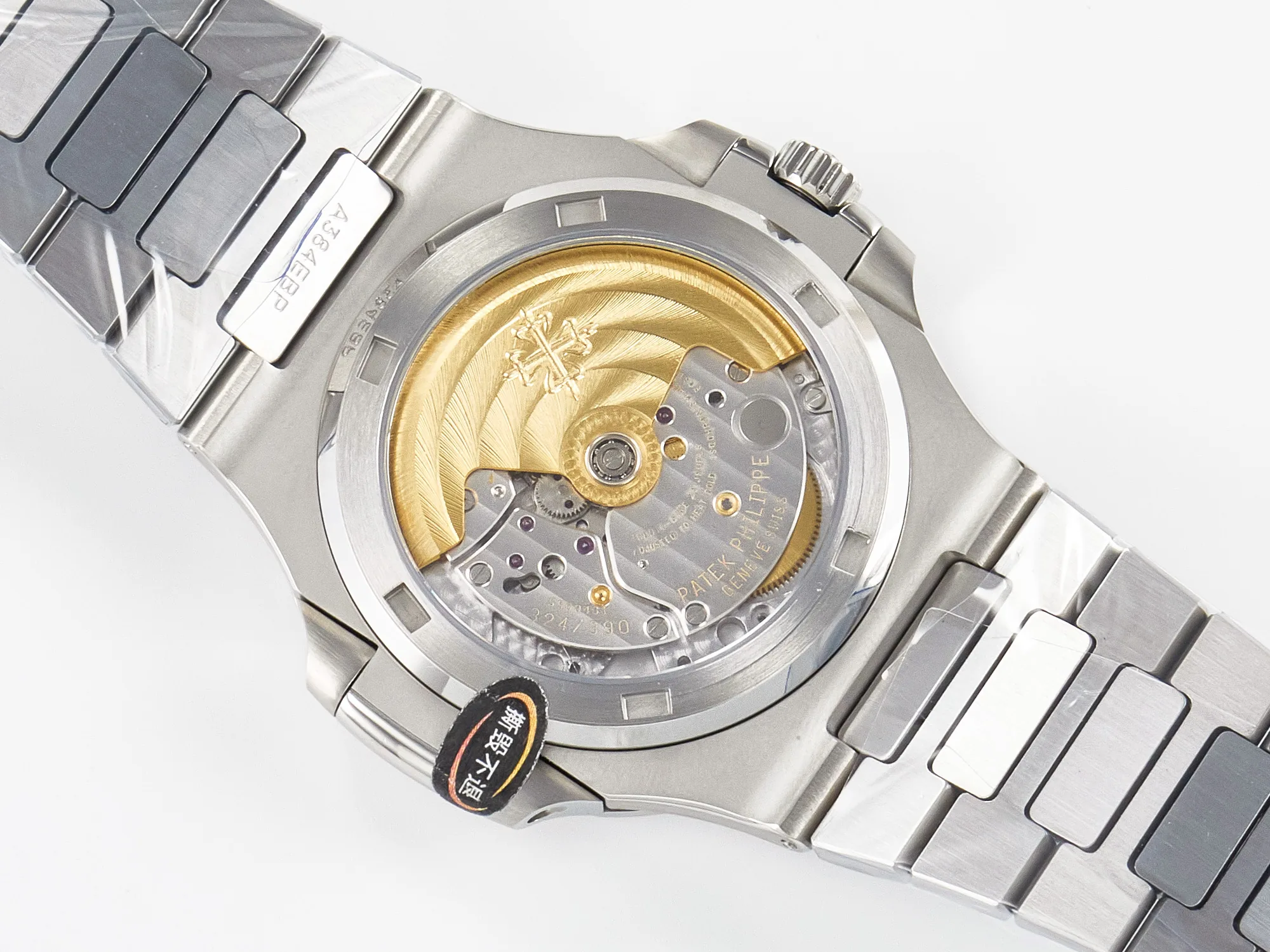 Nautilus 5711 3KF 1:1 Best Edition cadran blanc sur bracelet SS A324 Super Clone V2 – Image 23
