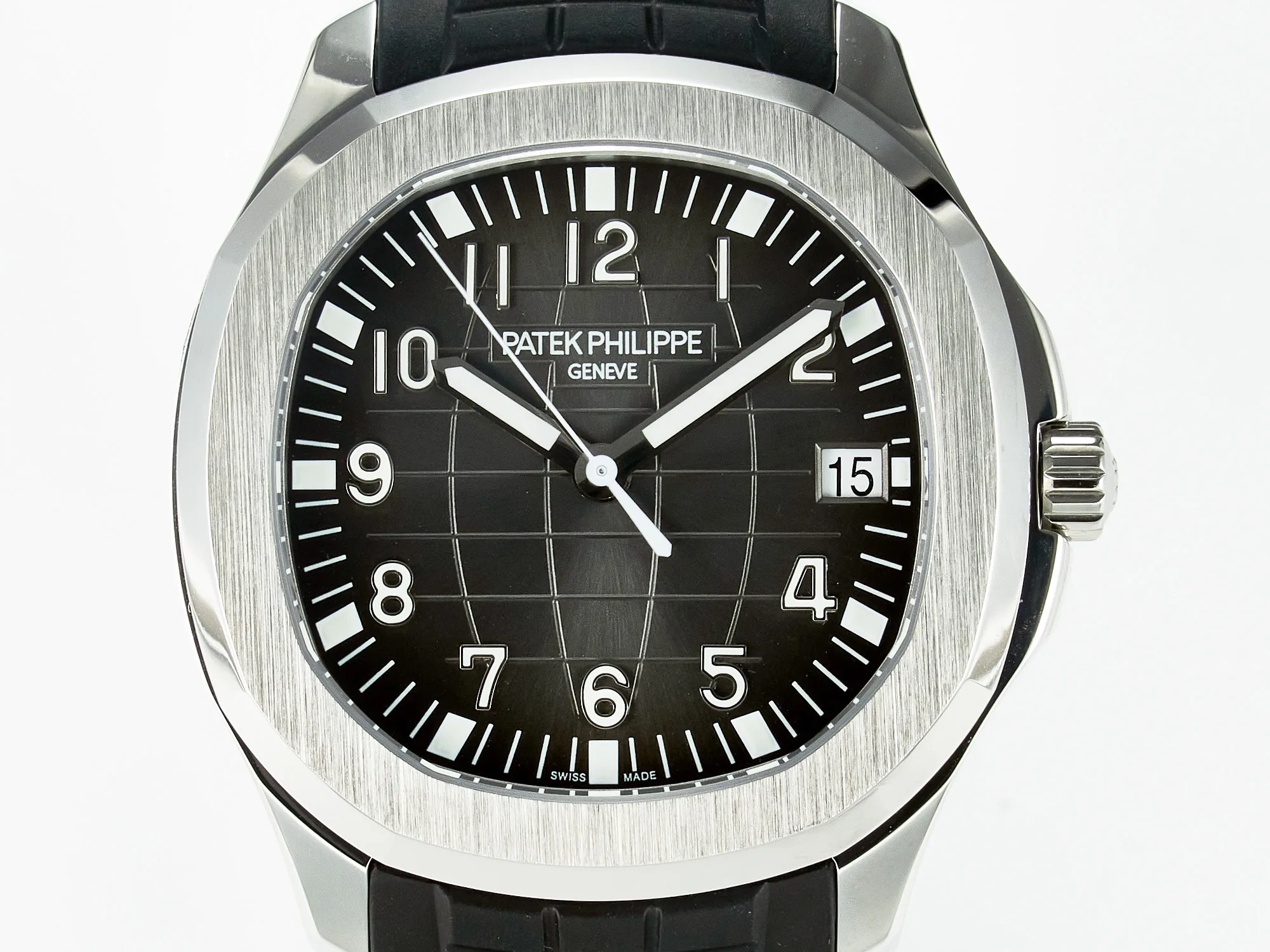 Aquanaut 5167A SS ZF 1:1 Best Edition esfera negra con correa de caucho negra A324 Super Clone(nuevo cierre) - Imagen 3