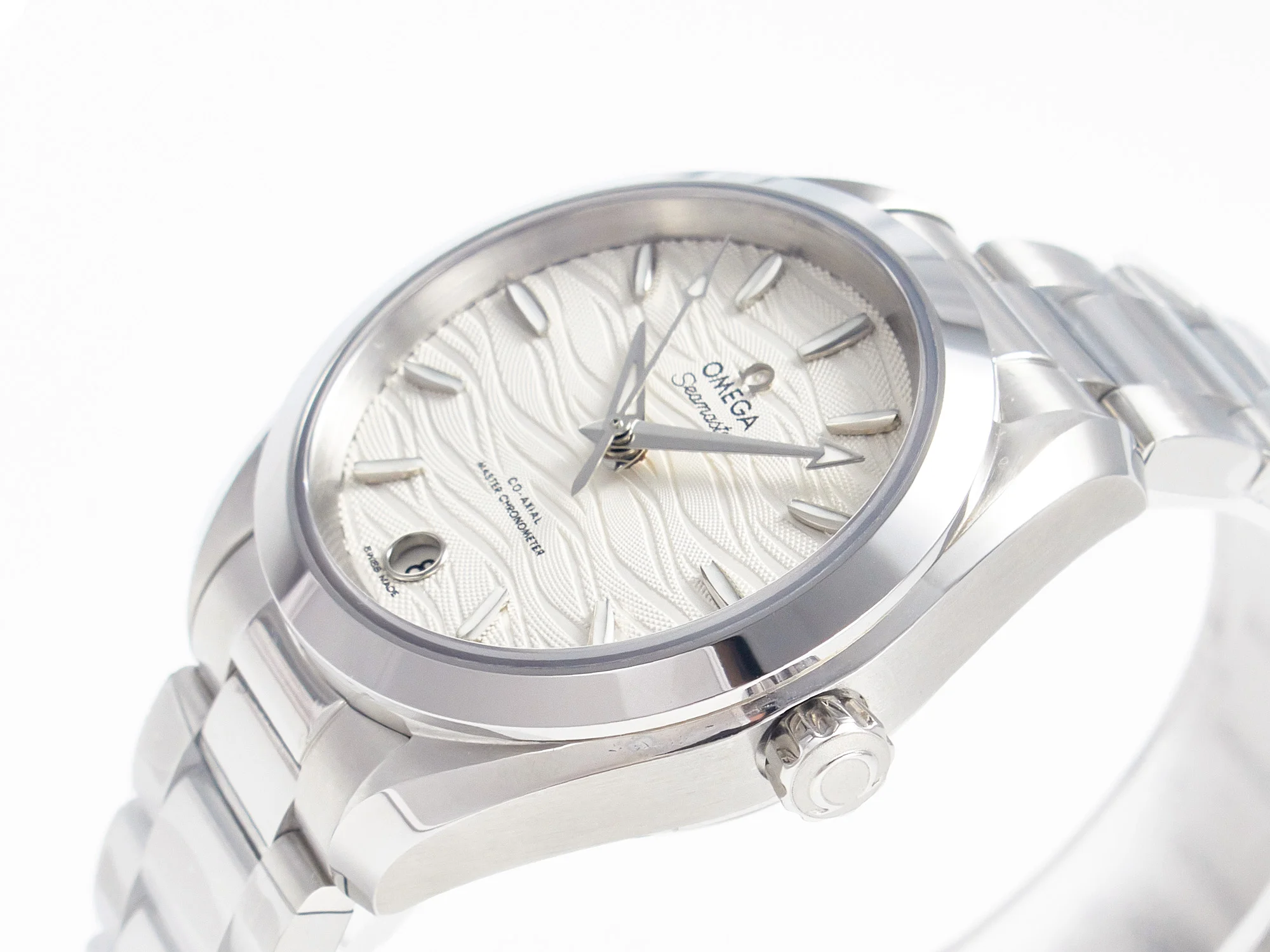 Aqua Terra 150M SS VSF 1:1 Best Edition White Dial SS Hand on SS Bracelet A8800