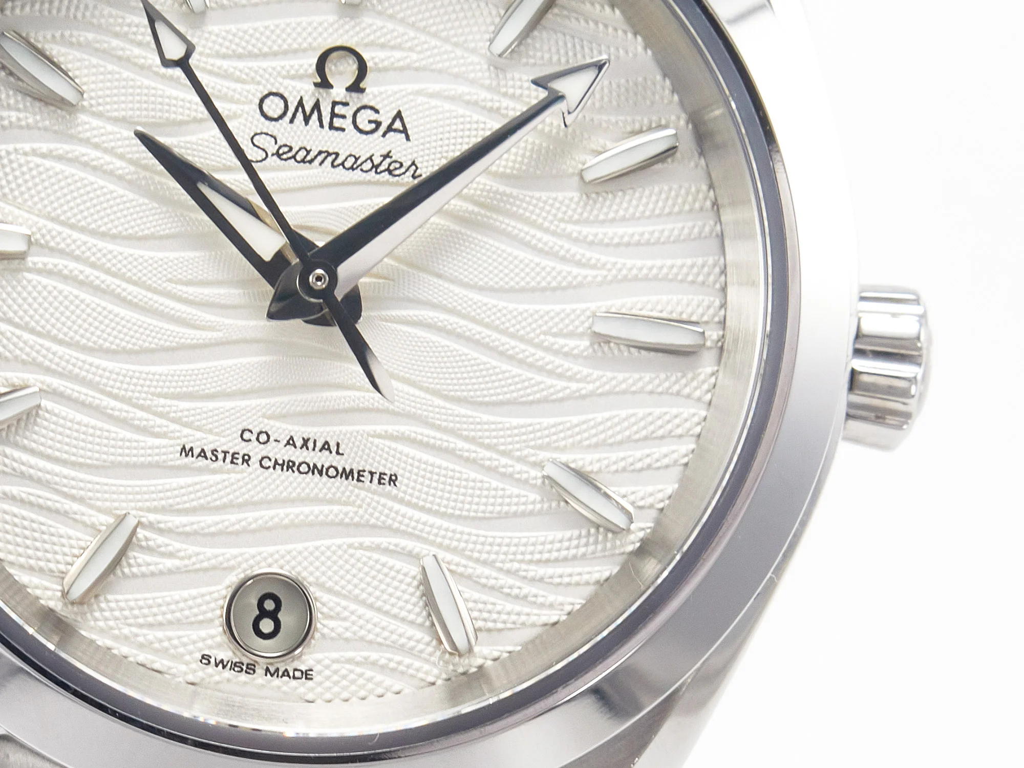 Aqua Terra 150M SS VSF 1:1 Best Edition White Dial SS Hand on SS Bracelet A8800