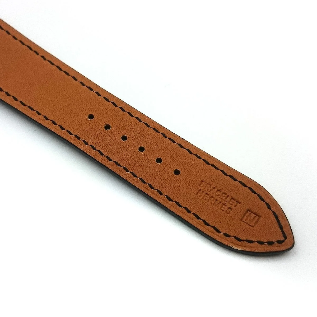 Arceau Steel with Diamond Bezel on Black Epsom Leather Strap