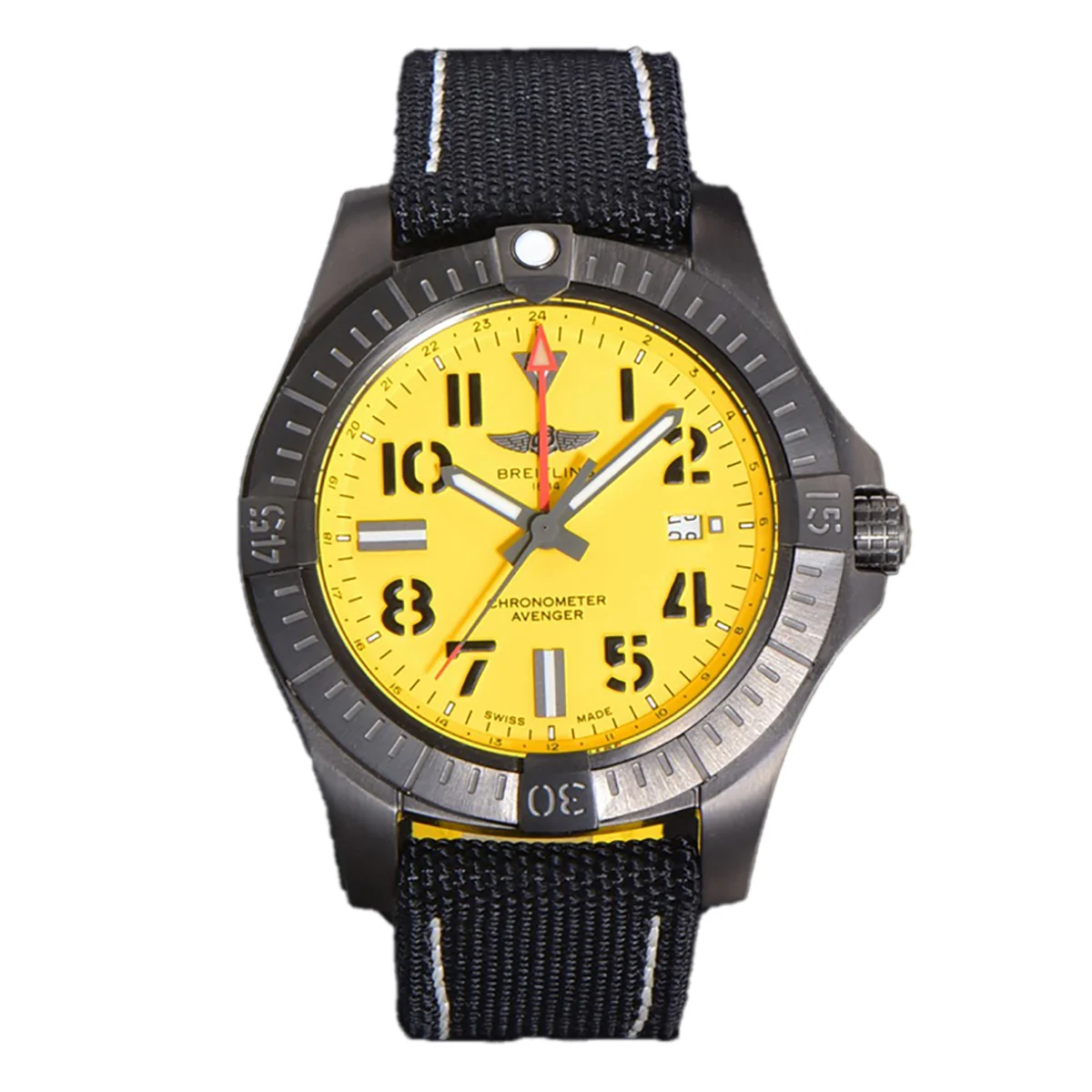 Avenger Automatic 45 Yellow Dial in PVD