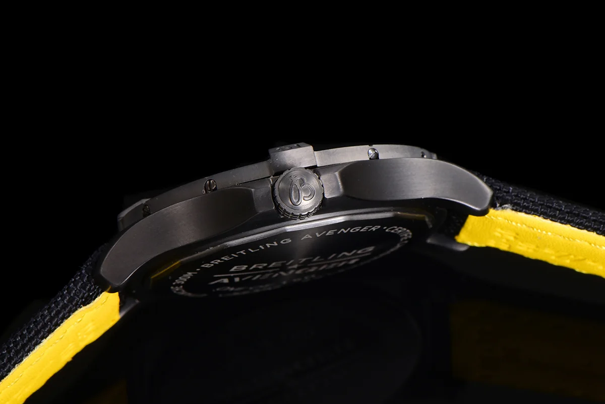 Avenger Automatic 45 Yellow Dial in PVD