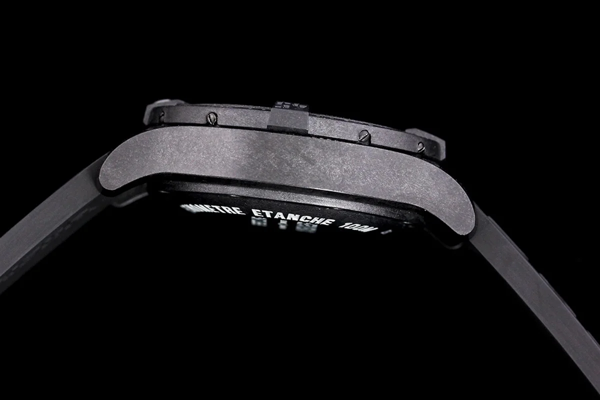 Avenger Hurricane Black Dial on Black Rubber Strap