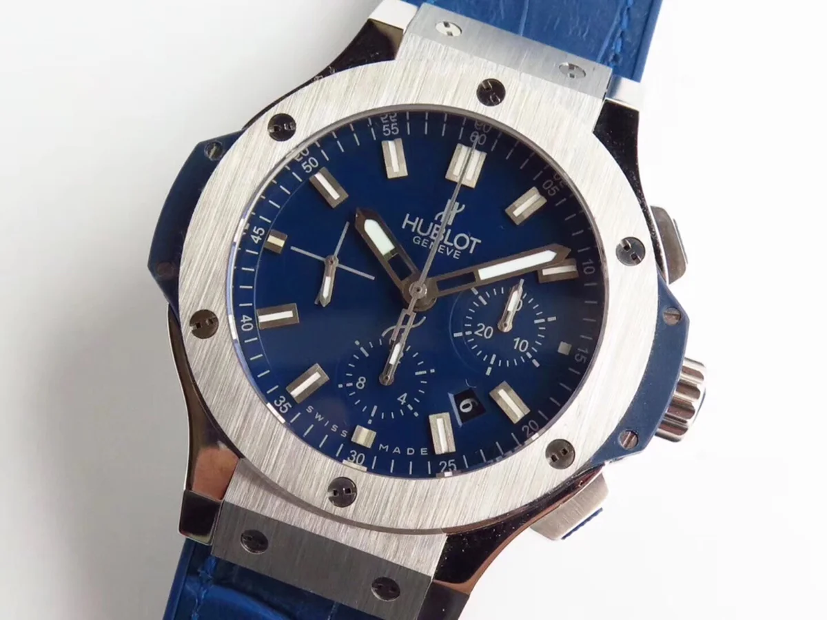 Big Bang Chronograph Evolution Steel Blue Dial