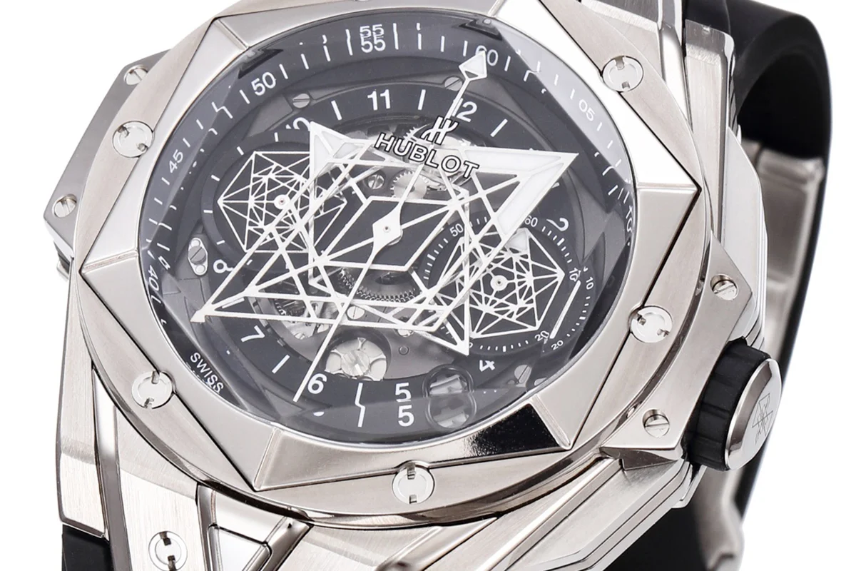 Big Bang Sang Bleu II Black Dial in Titanium