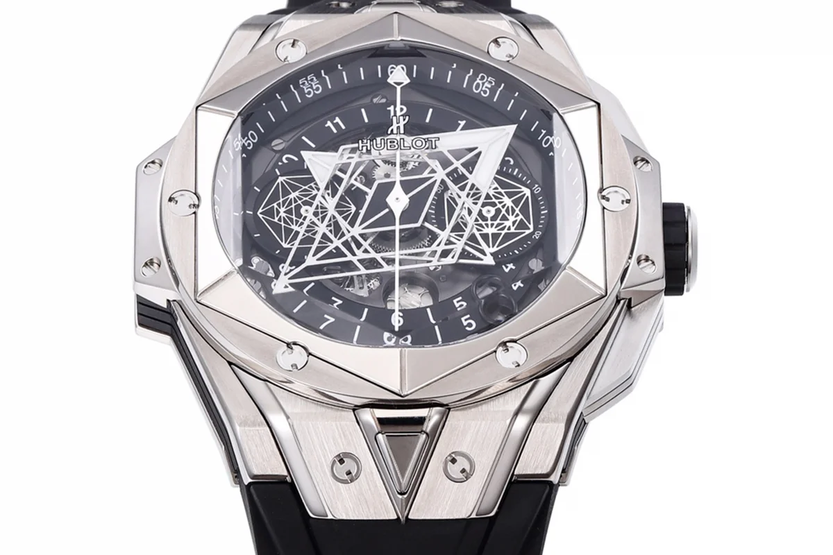 Big Bang Sang Bleu II Black Dial in Titanium