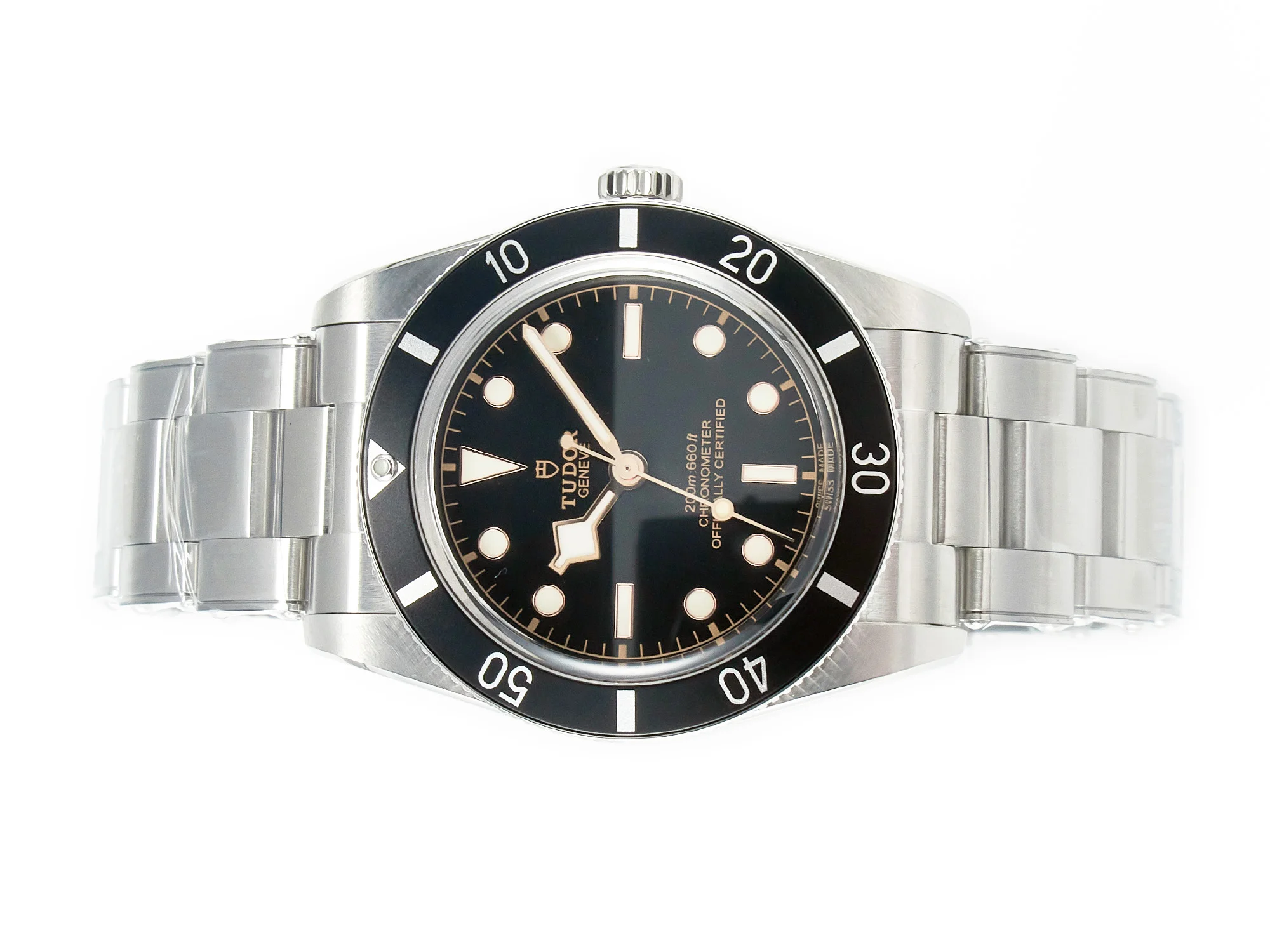Black Bay 54 37mm SS ZF 1:1 Best Edition Black Dial on SS Bracelet A2824