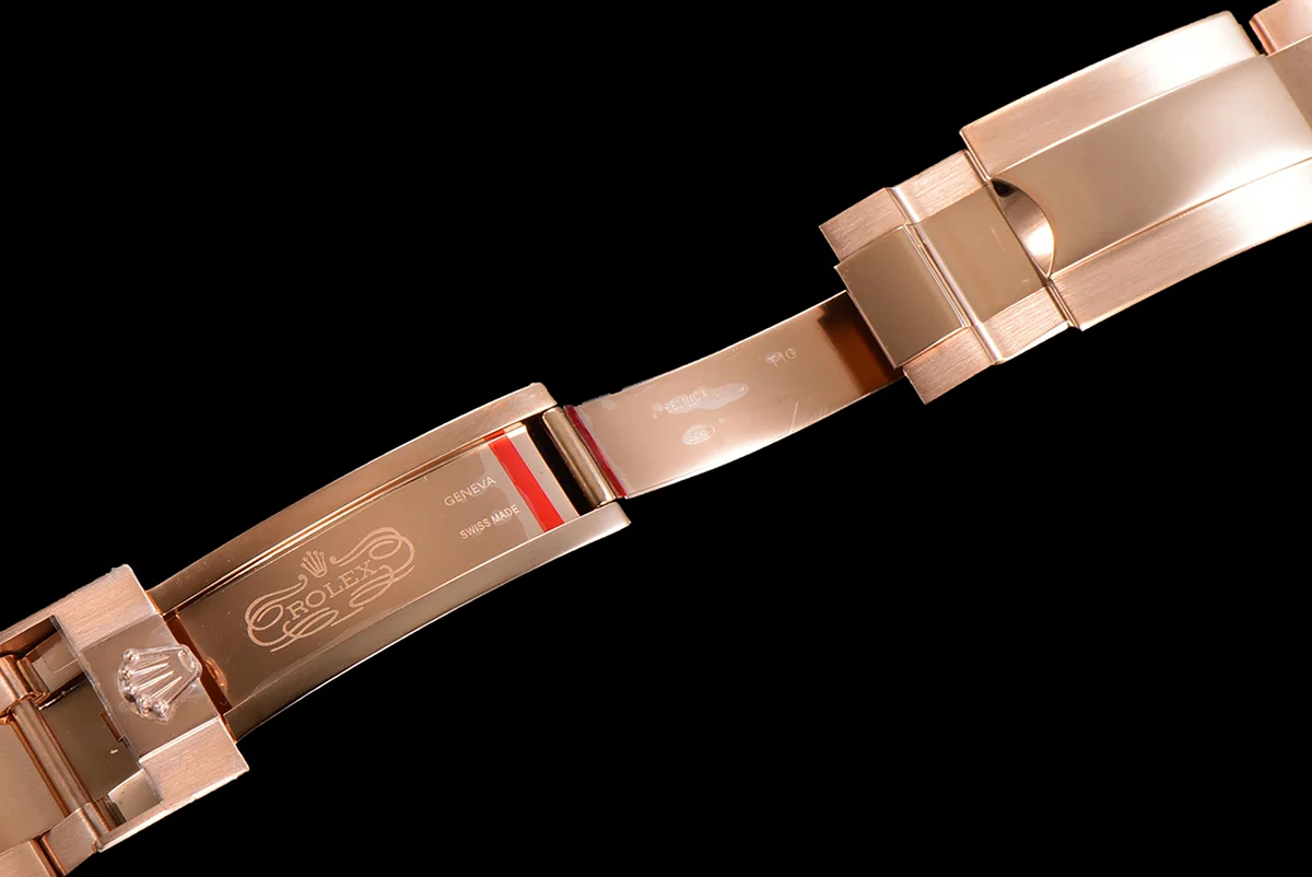 Blaken Daytona Pink Dial with Rainbow Diamond Bezel in Rose Gold