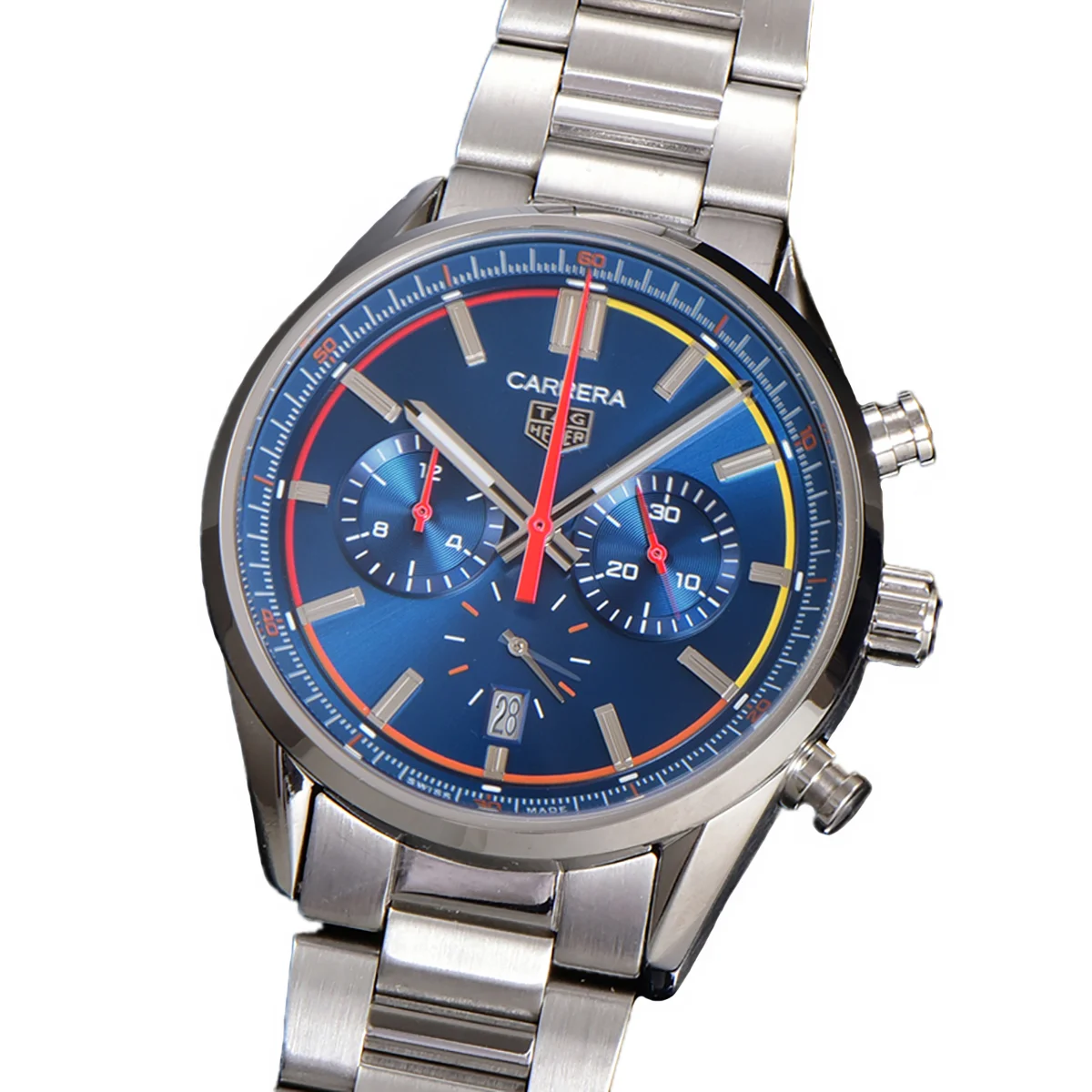 Carrera Chronograph 42 Blue Dial